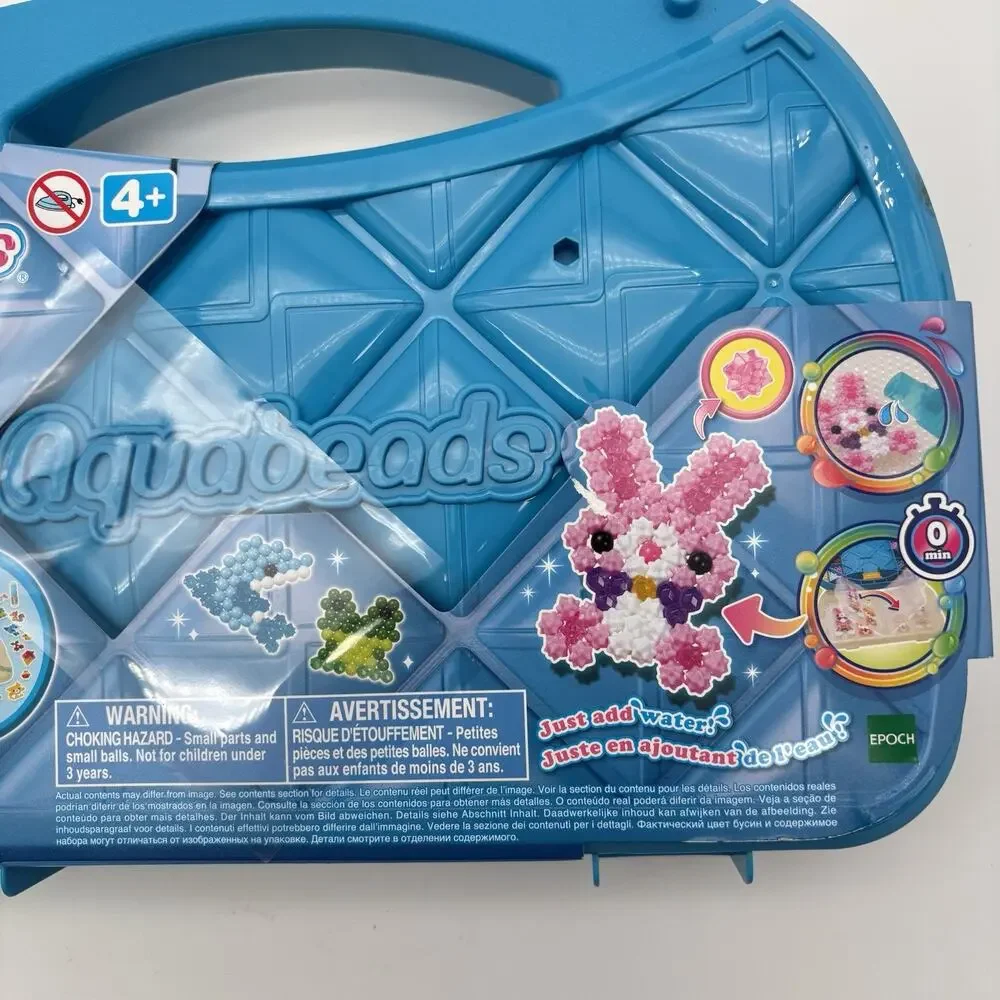 NEW Aquabeads Beginners Carry Case Craft Set Star Beads 900 Beads. Sealed. - Picture 3 of 12